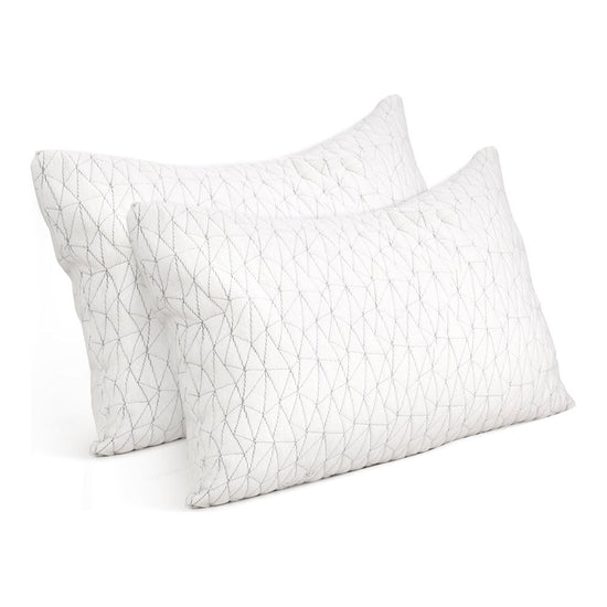 Giselle Bedding Memory Foam Pillow King Size Twin Pack