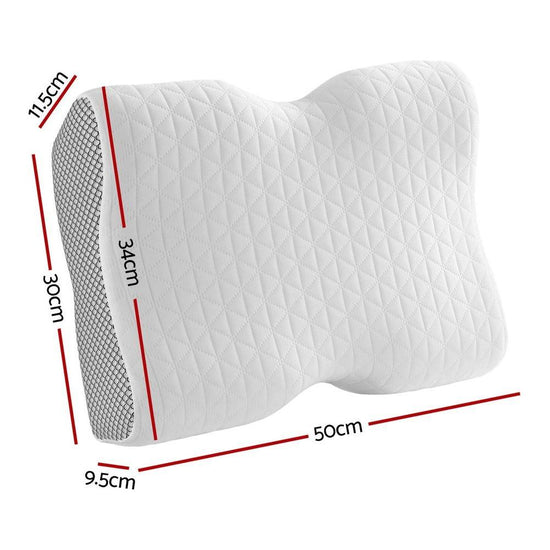 Giselle Memory Foam Pillow Contour Neck