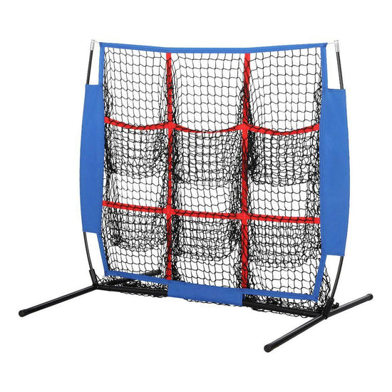 Everfit Soccer Net Baseball Pitching Football Goal Training Aid 9 Target Zone