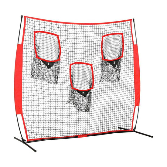 Everfit 1.8m Football Soccer Net Portable Goal Net Training 3 Target Zone