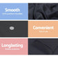 Giselle Bedding Quilt Cover Set Classic Black Queen