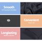 Giselle Bedding Quilt Cover Set Classic Black Super King