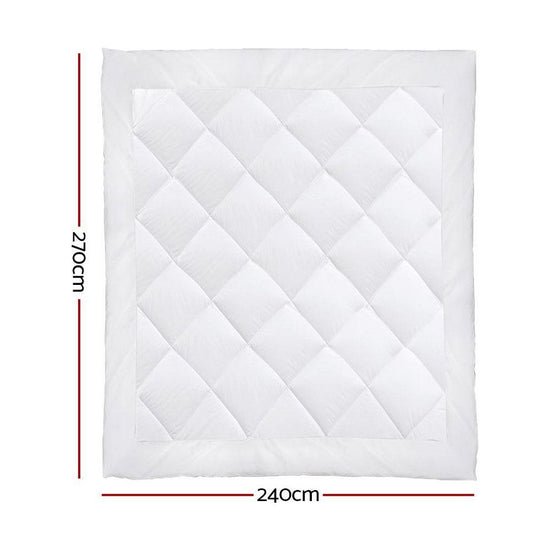 Giselle Bedding 400GSM Microfibre Bamboo Quilt Super King