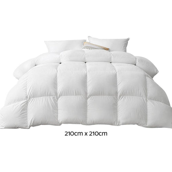 Giselle Bedding 700GSM Duck Down Feather Quilt Queen