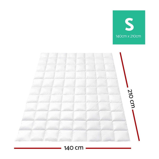 Giselle Bedding 700GSM Goose Down Feather Quilt Single
