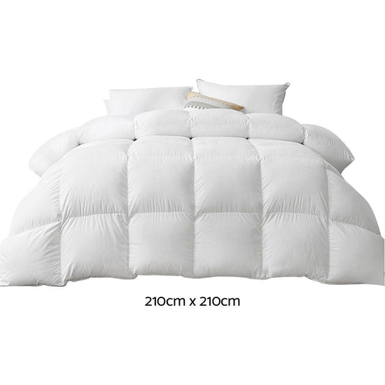 Giselle Bedding 500GSM Goose Down Feather Quilt Queen