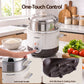 Devanti 3L Rice Cooker Small 6 Cup Multi Cooker with Steamer