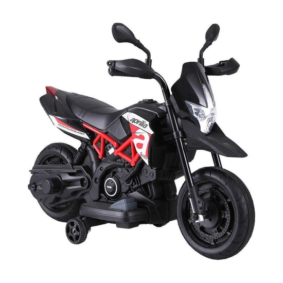 Kids Electric Ride On Car Motorcycle Motorbike Aprilia Licensed Dorsoduro 900