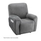 Artiss Recliner Chair Covers 1 Seater Velvet Grey