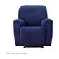 Artiss Recliner Chair Covers 1 Seater Velvet Navy