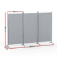 Artiss 3 Panel Room Divider Screen 260x180cm Fabric Grey