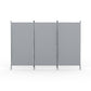 Artiss 3 Panel Room Divider Screen 260x180cm Fabric Grey