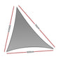 Instahut Shade Sail Cloth Shadecloth Canopy Triangle 280gsm 5x5x7.1m