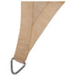 Instahut Waterproof Shade Sail 5x5x5m Rectangle Sand 95% Shade Cloth