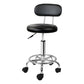 Artiss Salon Stool Swivel Chair Backrest Black