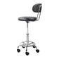 Artiss Salon Stool Swivel Chair Backrest Black