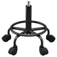 Artiss Salon Stool Round Swivel Chairs Black