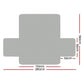Artiss Sofa Cover Couch Covers 3 Seater Quilted Grey