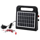 Giantz 2.5km Electric Fence Energiser Solar Farm 0.15J