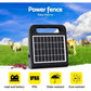 Giantz 5km Electric Fence Energiser Solar Farm 0.3J