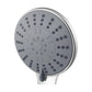 Handheld Shower Head 4.5" High Pressure 5 Modes Poweful Round Chrome