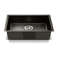 Cefito Kitchen Sink 45X30CM Stainless Steel Basin Single Bowl Laundry Black