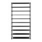 Artiss 10-Tier Shoe Rack Stackable 50 Pairs Black