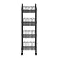 Artiss 4-Tier Shelving Unit Adjustable Garage Storage Kitchen Rack With Wheels
