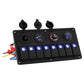 Giantz 8 Gang 12V Switch Panel For Car Boat Marine USB ON-OFF LED Rocker Toggle