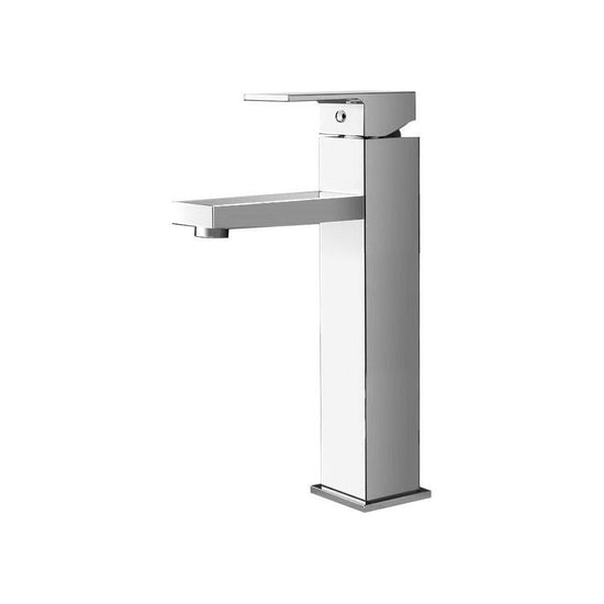 Cefito Bathroom Basin Mixer Tap Square Tall Faucet Vanity Laundry Chrome