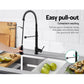 Cefito Kitchen Mixer Tap Pull Down 2 Modes Sink Faucet Basin Laundry Black