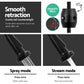 Cefito Kitchen Mixer Tap Pull Down 2 Modes Sink Faucet Basin Laundry Black