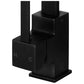 Cefito Kitchen Mixer Tap Mixer Square Sink Faucet Basin Laundry Black