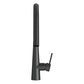 Kitchen Mixer Tap Pull Out Round 2 Mode Sink Basin Faucet Swivel WELS Black