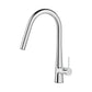 Kitchen Mixer Tap Pull Out Round 2 Mode Sink Basin Faucet Swivel WELS Chrome