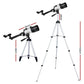 Portable 150X HD Astronomy Telescope with Tripod Optical Outdoor for Kids Adults