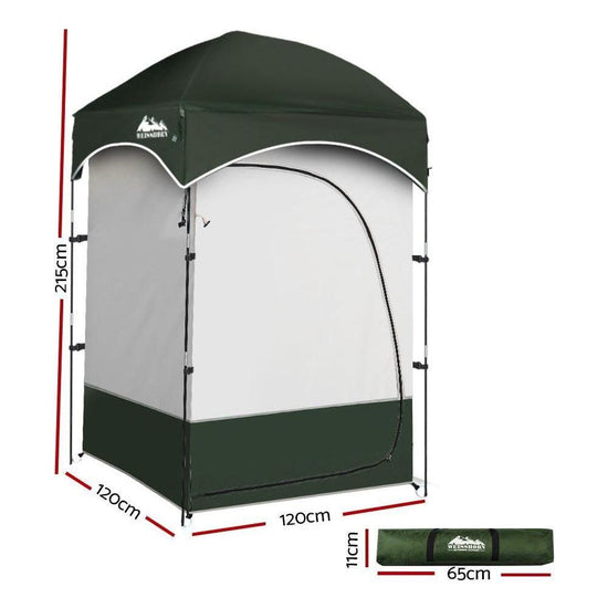 Weisshorn Camping Shower Toilet Tent Outdoor Portable Changing Room Ensuite