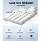 Giselle Bedding Mattress Topper Pillowtop Bamboo Double