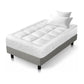 Giselle Bedding Mattress Topper Pillowtop Bamboo Single