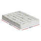 Giselle Bedding Mattress Topper Pillowtop Bamboo 7.5cm Double