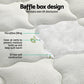 Giselle Bedding Mattress Topper Pillowtop Bamboo 7.5cm King Single