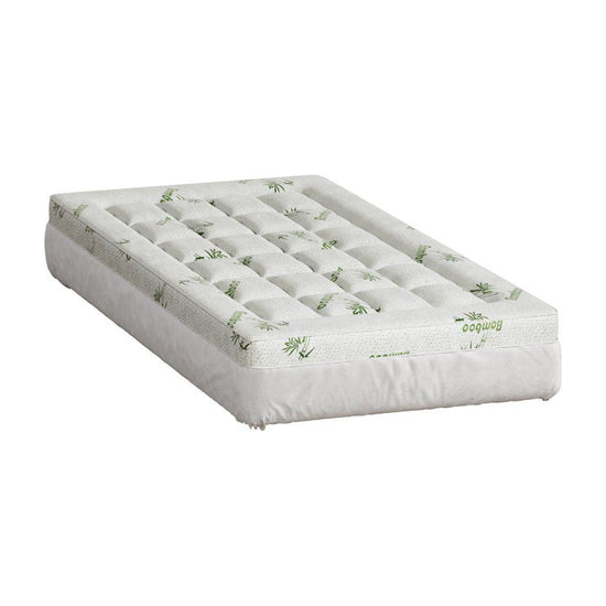 Giselle Bedding Mattress Topper Pillowtop Bamboo 7.5cm Single
