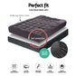 Giselle Bedding Mattress Topper Pillowtop Bamboo Charcoal Double