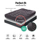 Giselle Bedding Mattress Topper Pillowtop Bamboo Charcoal Queen