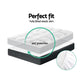 Giselle Queen Mattress Topper Pillowtop 1000GSM Microfibre Filling Protector