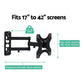 Artiss TV Wall Mount Bracket for 17"-42" LED LCD TVs Full Motion Strong Arms