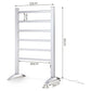 Devanti Electric Heated Towel Rail Rack 6 Bars Freestanding Clothes Dry Warmer