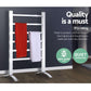 Devanti Electric Heated Towel Rail Rack 6 Bars Freestanding Clothes Dry Warmer