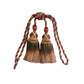 Multi Coloured Double Tassel Curtain Tieback