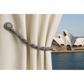 Magnetic weaved rope tieback Grey